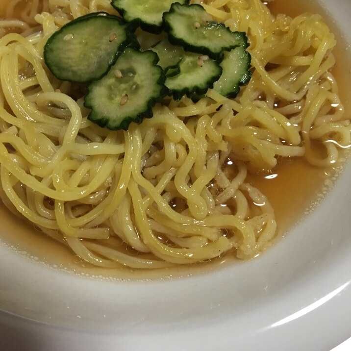 冷たく冷やした☆揚げ麺(*^^*)中華あんかけそば